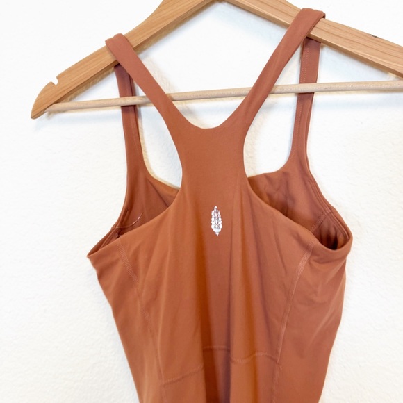 Free People Movement Never Better Runsie Onesie Romper in Color Sequoia NWOT XS - Picture 6 of 7